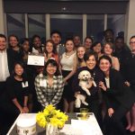 Randolph students and alumnae at a chapter event in New York City hosted by Lorena Kern '72