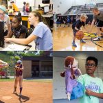 Collage of photos from various Randolph College summer camps