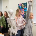 Professor Carolyn Sarson’s Kinesiology class