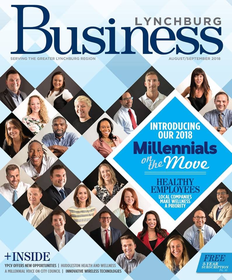 Cover of Lynchburg Business magazine Cover of Lynchburg Business magazine
