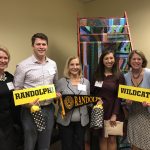 Alumni show their school pride during the Career immersion trip to Richmond, Va.