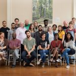 Core faculty and students in Randolph's first M.F.A. in Creative Writing residency program