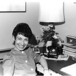 Wallace in her office in 1984