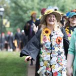 Convocation processional on front campus