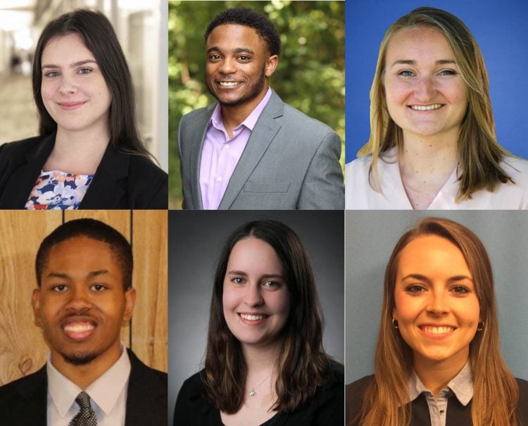 Collage with photos of each featured graduate Collage with photos of each featured graduate
