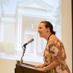 Katie Stewart Page '08 speaks at Randolph's 2018 Reunion