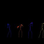 Members of the campus IT department dance to the song "Baby Shark" in glow-in-the-dark costumes