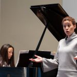 Katherine Jolly, winner of the Metropolitan Opera National Council Grand Finals, and music professor Emily Yap Chua performed a song cycle by African-American composer Evan Williams at Randolph