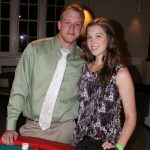 Aaron and Megan at Casino Night at Randolph