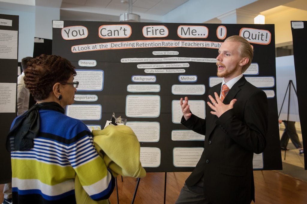 Poster presentations at the 2018 Symposium of Artists and Scholars