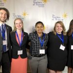 (From left) Brian Anderson, Meagan Swithers, Skylar Pippin, Meghan Moran, and Erika Edwards