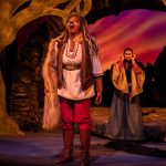 Liz Beamon played Aslan in the production of The Lion, the Witch, and the Wardrobe