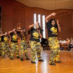 The Step Team performed a special routine at Randolph