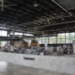 Interior of Curtiss-Wright Hangar/Hunter-Gatherer Brewery in Columbia, S.C. (after)