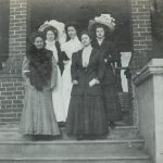 Students dressed in 1920 apparel