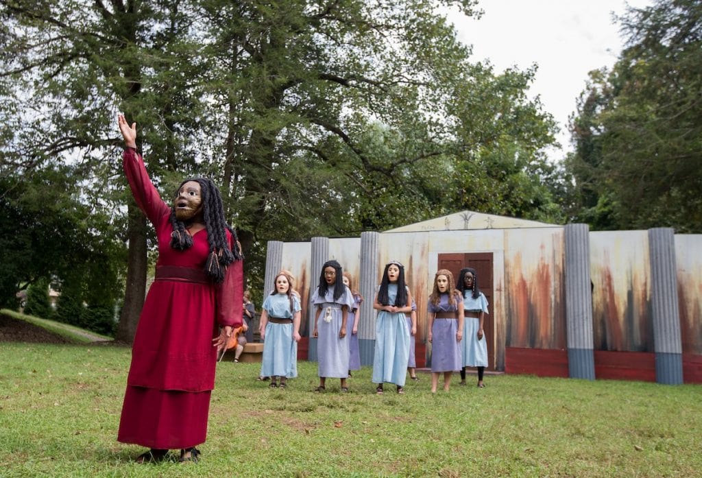 A scene from the 2018 Greek Play, Medea