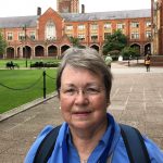 Cheryl Lindeman on the campus of Queen's University Belfast