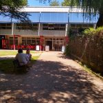 One of the buildings on the University of Santiago de Compostela campus