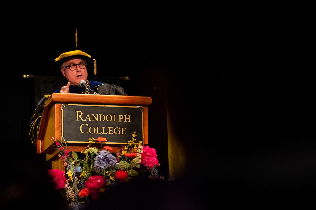 President Bradley W. Bateman gives his Convocation address