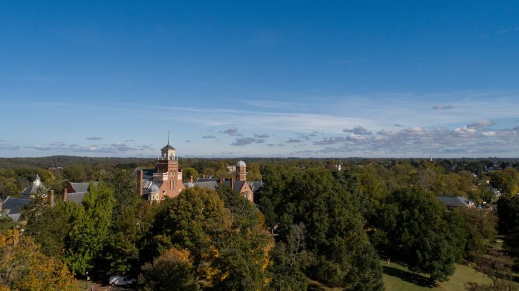 Aerial photo of the Randolph campus Aerial photo of the Randolph campus