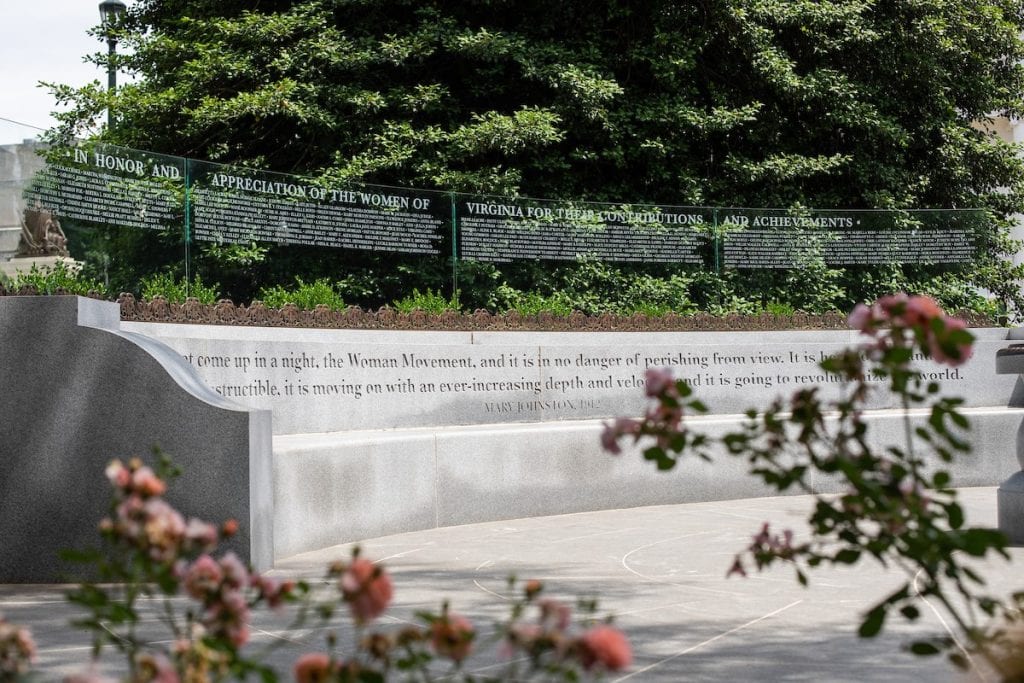 The Virginia Women's Monument in Richmond, Virginia