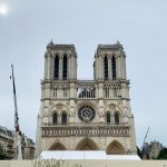 Notre Dame, following the tragic fire over the summer