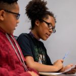 Students write about what they read together