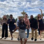 Participating students were (from left): Madeline Owens, Jdody Misidor, Da'Quan Saunders, Ranita Sarfo, Paxton Allen, Sha-Ron Bass, and Hayley Ashford