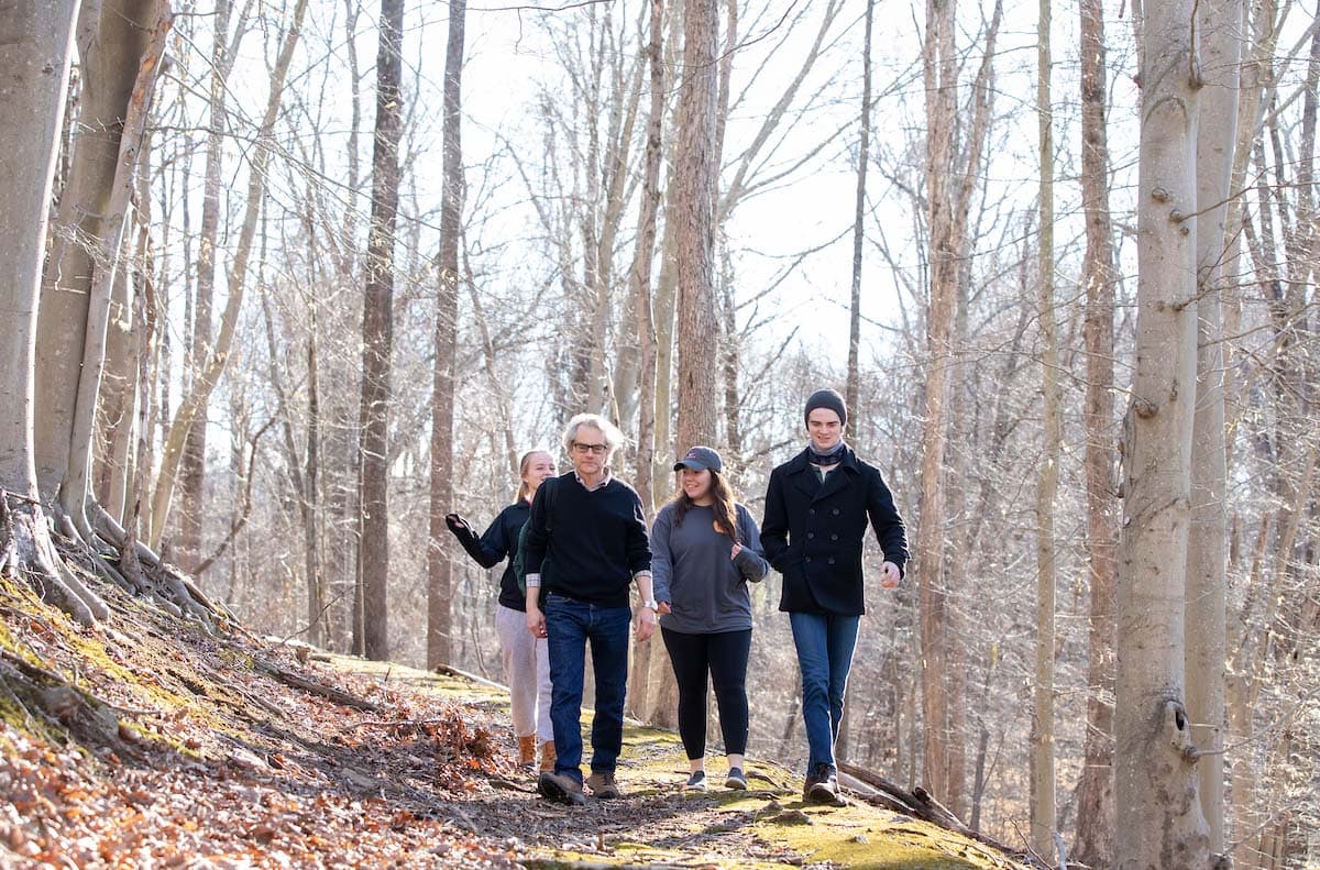 Philosophy professor David Schwartz incorporated his rewilding research into a Randolph course this year.