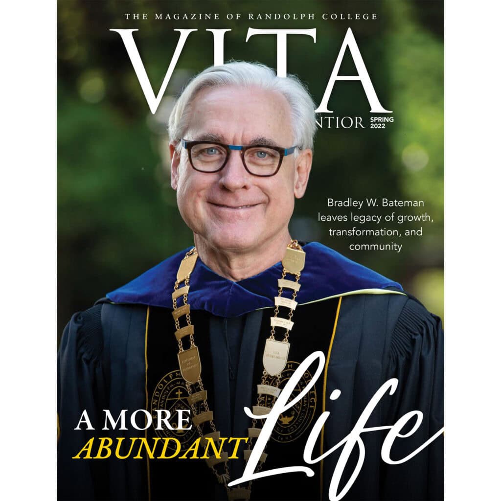 cover of Vita magazine with photo of Brad Bateman