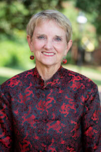 A portrait photograph of Lesley Morgan 