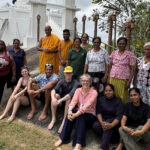 Randolph College students and professor Kaija Mortensen work with the Sarvodaya Shramadana Movement in Walaswewa, Sri Lanka.