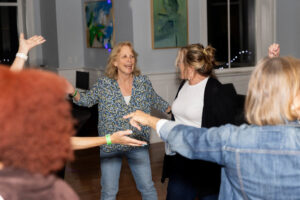 Alums hit the dance floor during a Reunion dance party