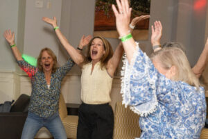 Alums hit the dance floor during a Reunion dance party