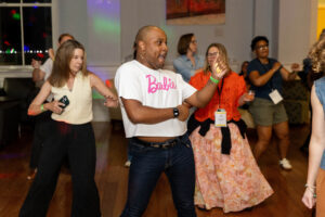 Alums hit the dance floor during a Reunion dance party