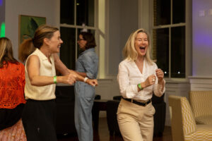Alums hit the dance floor during a Reunion dance party
