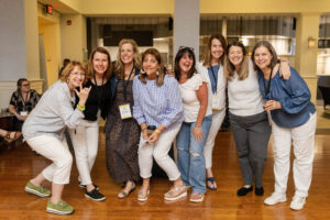 A group of alums pose together during Reunion