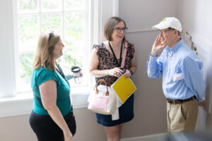 Alums catch up during a Reunion event