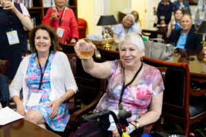 Alums enjoy a Reunion event in Lipscomb Library 