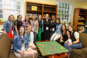Alums enjoy a Reunion event in Lipscomb Library 