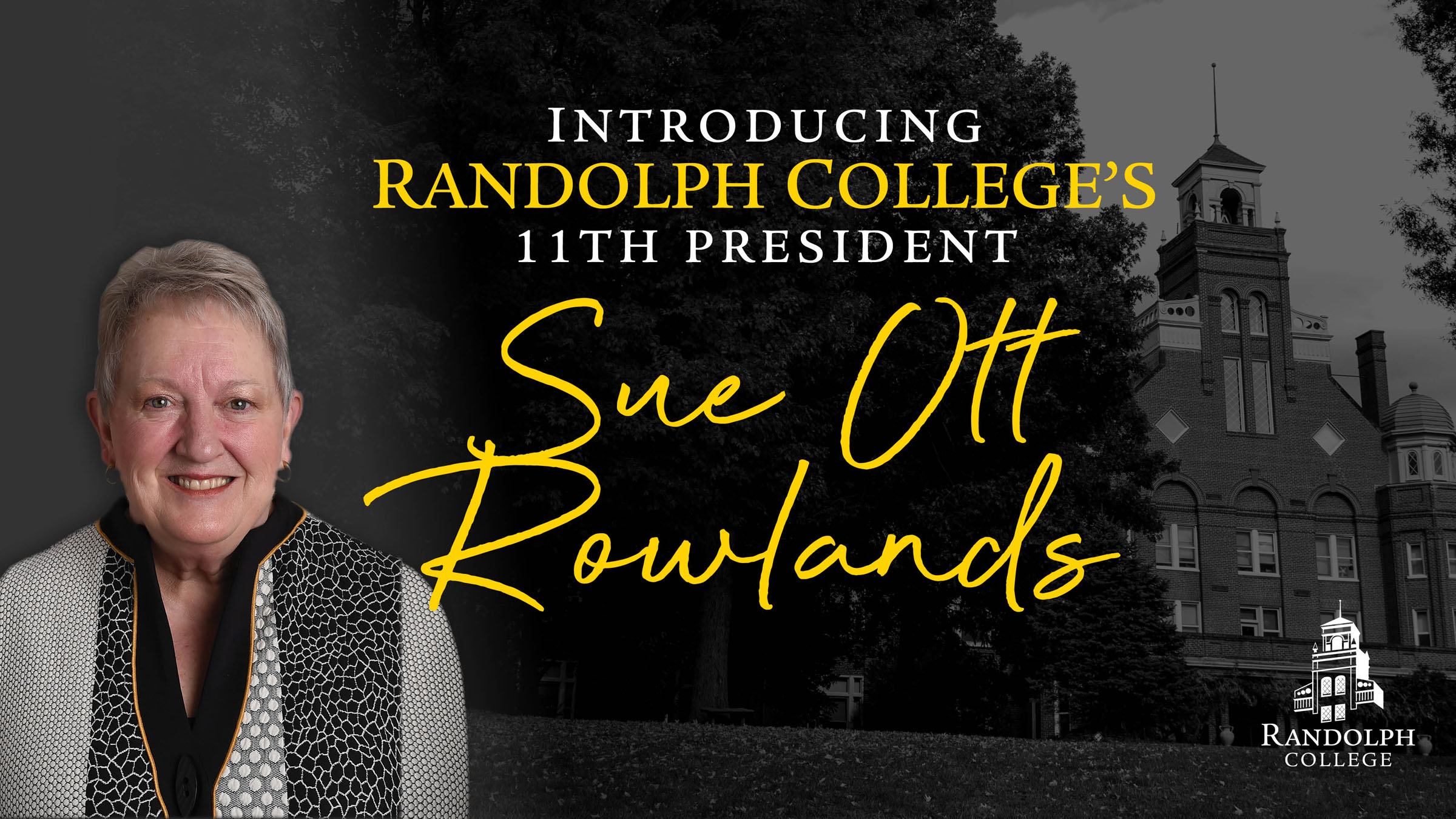 Introducing Randolph College's 11th President Sue Ott Rowlands