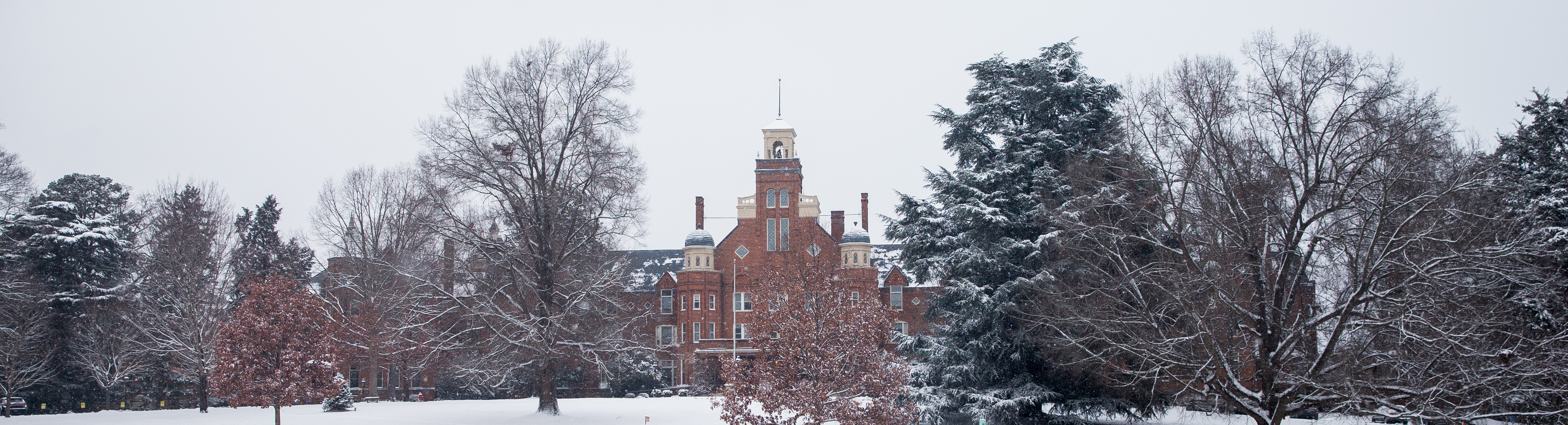 Photo of Main Hall in the snow